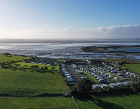 Drone Photo of Marsh House Holiday Park