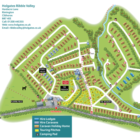 Ribble Valley Park Map
